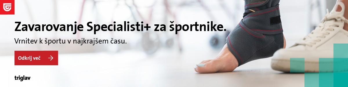 Triglav zavarovanje Specialisti+ za &scaron;portnike